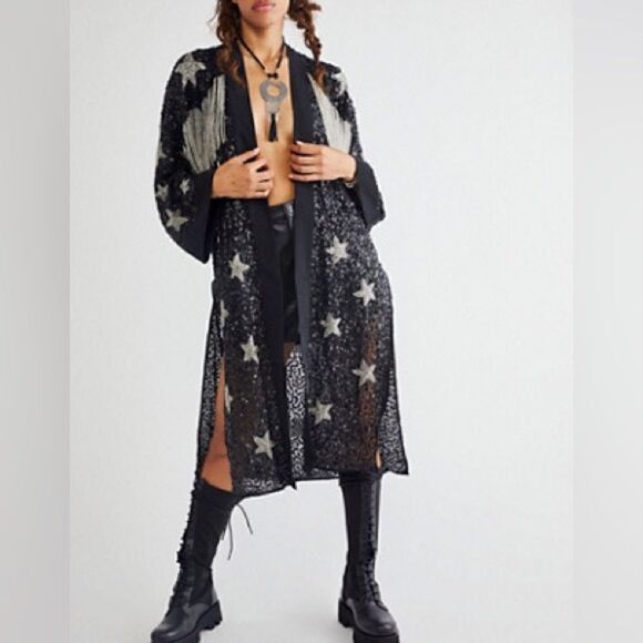 New Free People Any Old Iron Star Duster / One size - Picture 8 of 9